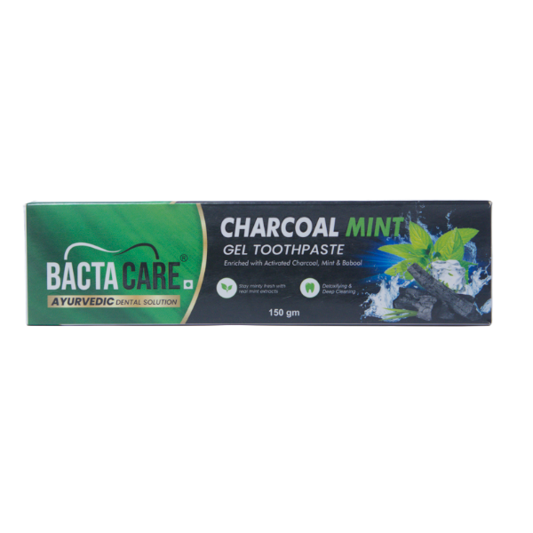 BACTACARE CHARCOAL MINT GEL TOOTHPASTE 150 GM